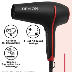 Smoothstay™ Coconut Oil-Infused Hair Dryer + Volumising Diffuser