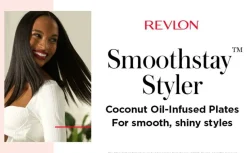 Smoothstay™ 25mm Coconut-Oil Infused Straightener + Travel Pouch
