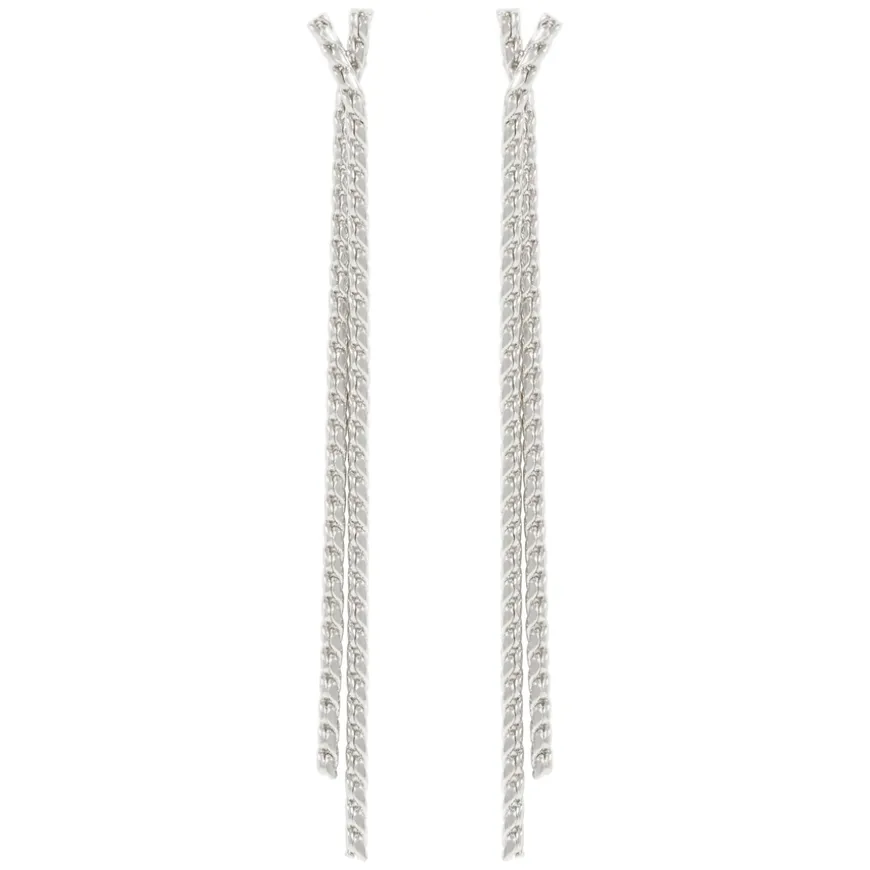 Snö Of Swede Honey Long Earring Silver
