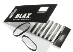Snag Free Hair Elastics Black 8pcs