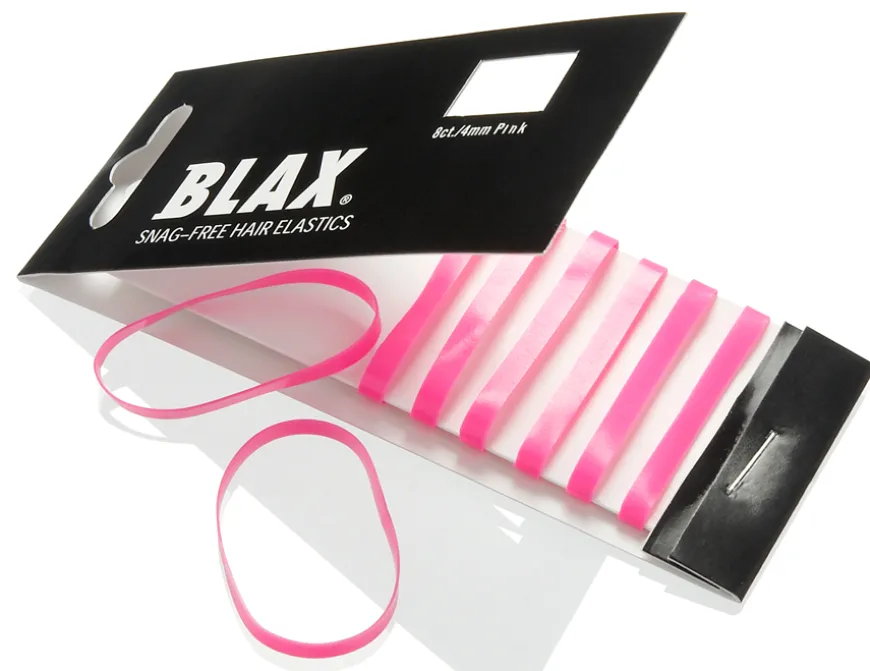 Snag Free Hair Elastics Pink 8pcs