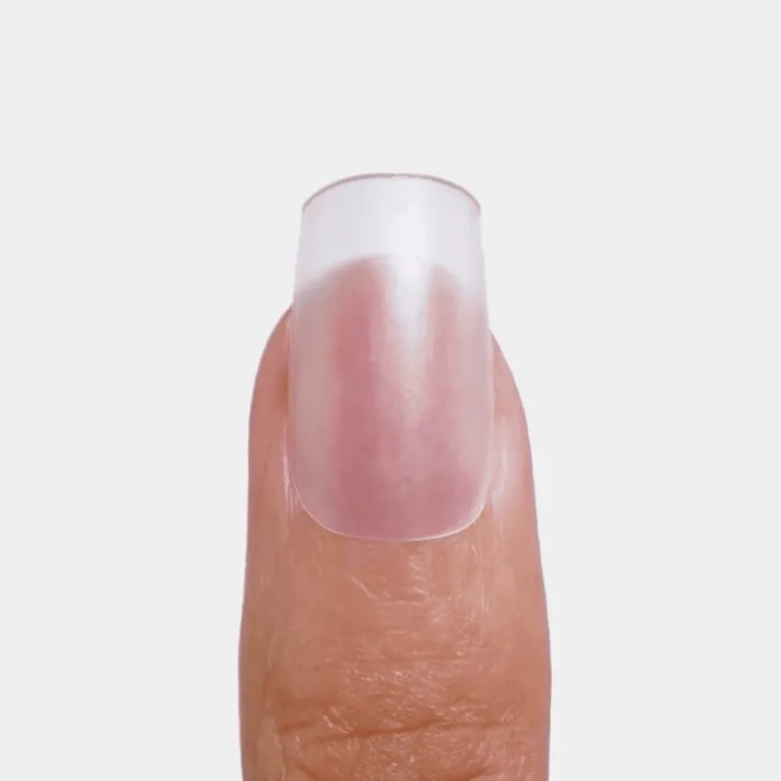 Soft Gel Tips Short Round Square Matte 220pcs