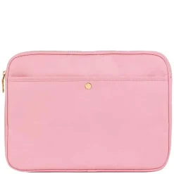 Soft Pink Nylon Laptop Sleeve