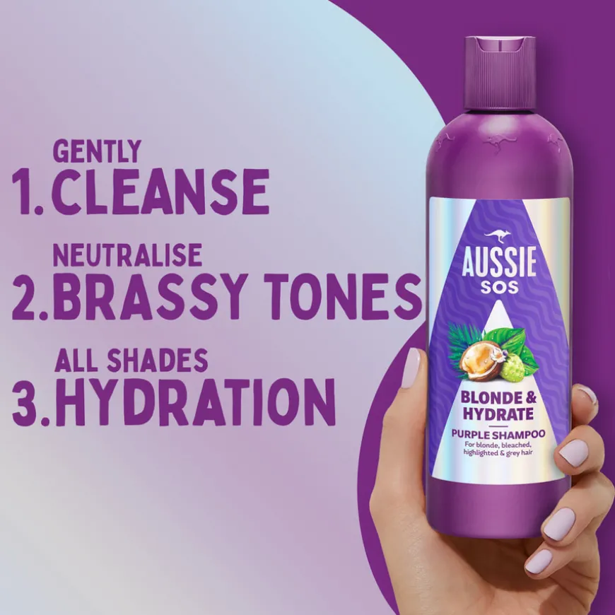 SOS Blonde & Hydrate Purple-Shampoo 300ml