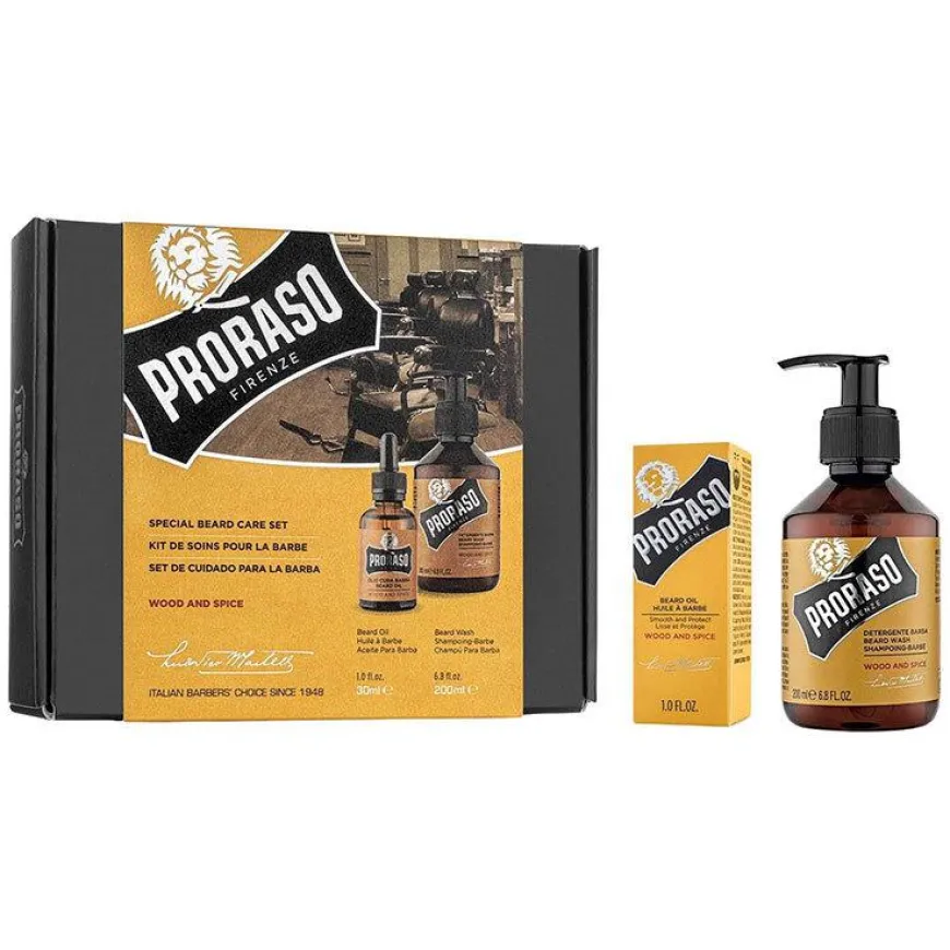Special Beard Care Set Wood & Spice