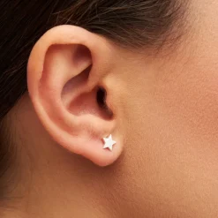Star Earring Silver 1pcs