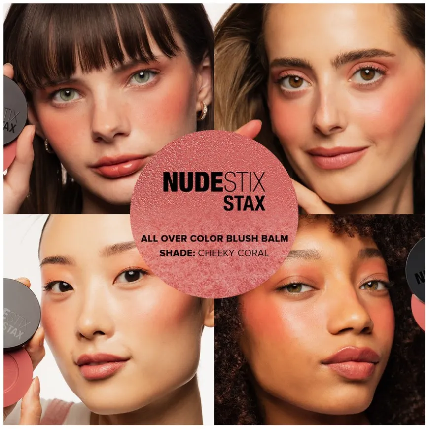 Stax All Over Color Blush Balm Cheeky Coral 2,5ml