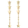 Stina Chain Earring Plain Gold