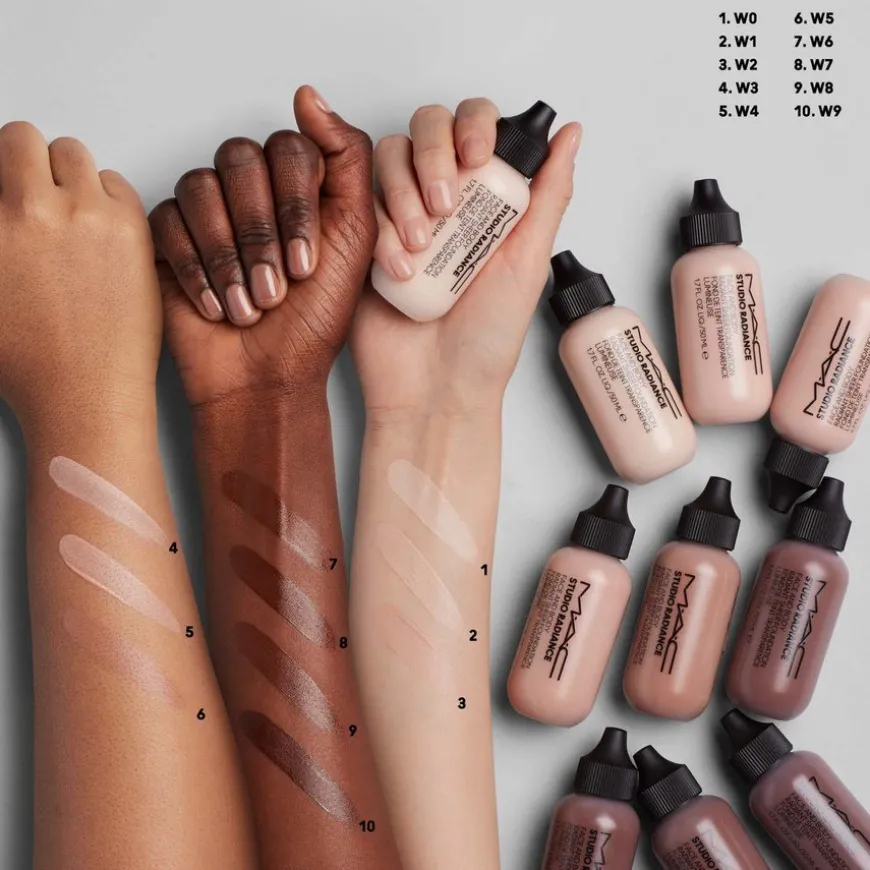 Studio Radiance Face And Body Radiant Sheer Foundation W9 50ml