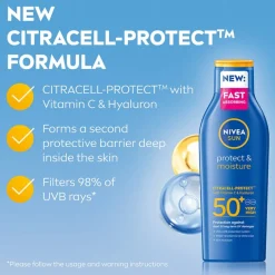 Sun Protect & Moisture Lotion SPF50+ 200ml