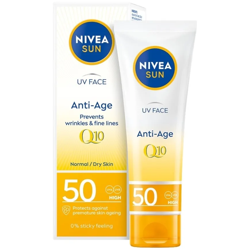 Sun UV Face Anti Age Q10 Cream SPF 50 50ml