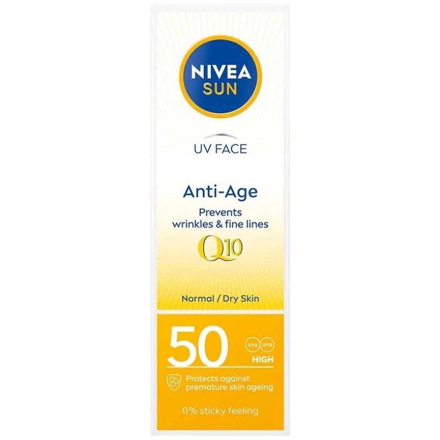Sun UV Face Anti Age Q10 Cream SPF 50 50ml