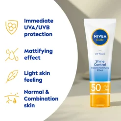 Sun UV Face Shine Control Cream SPF50 50ml