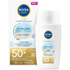 Sun UV Fluid Light Tinted 50+ 40ml