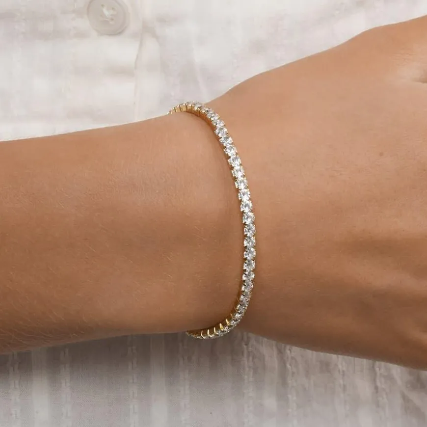 Sunny Tennis Crystal Bracelet