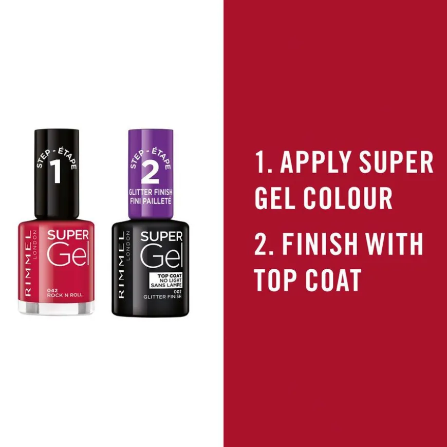 Super Gel Nail Polish #042 Rock N Roll 12ml