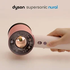 Supersonic Nural™ Hairdryer Ceramic Straight+Wavy Pink/Rose Gold
