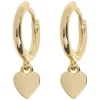 Sutton Classic Heart Hoop Earrings