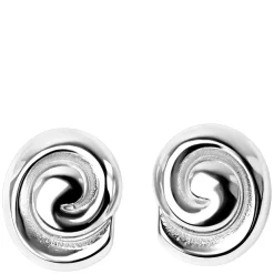 Swirl Earrings Silver