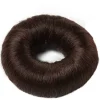 Synthetic Hair Bun Large Brown