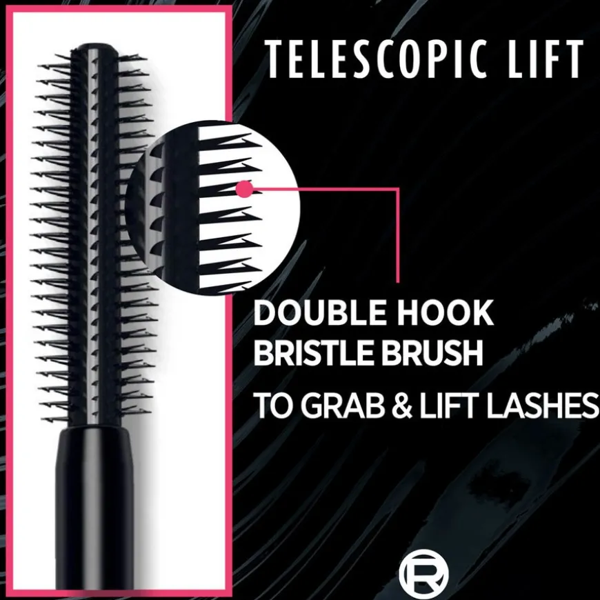 Telescopic Lift Mascara Black Duo 2x9,9ml