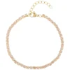Tennis Chain Bracelet 3mm Champagne
