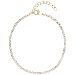 Tennis Chain Bracelet 2mm Crystal