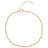 Tennis Chain Bracelet 2mm Champagne