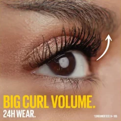 The Colossal Curl Bounce Mascara Very Black Waterproof 10ml