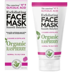 The Conscious Glycolic Acid Exfoliating Face Mask Organic Raspberry 50ml
