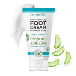 The Conscious™ Hyaluronic Acid Super-Hydrating Foot Cream Organic Aloe Vera 50ml