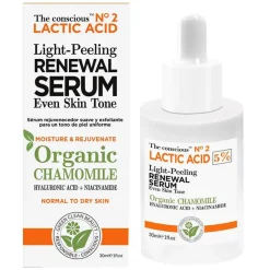 The Conscious™ Lactic Acid Light Peeling Renewal Serum Organic Chamomile 30ml