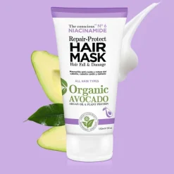 The Conscious™ Niacinamide Repair-Protect Hair Mask Damage & Hair Fall Organic Avocado 150ml