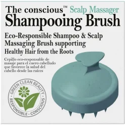 The Conscious™ Scalp Massager Biodegradable Shampooing Brush Mint Green