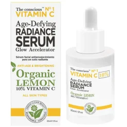 The Conscious™ Vitamin C Age-Defying Radiance Serum Organic Lemon 30ml