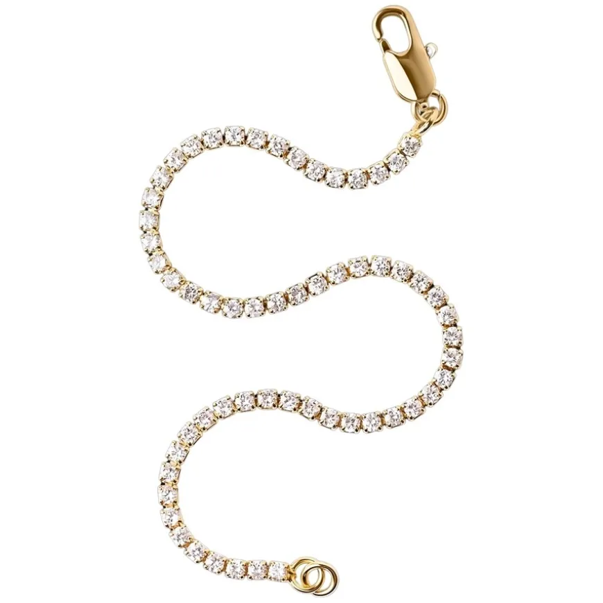 Thin Tennis Bracelet Gold