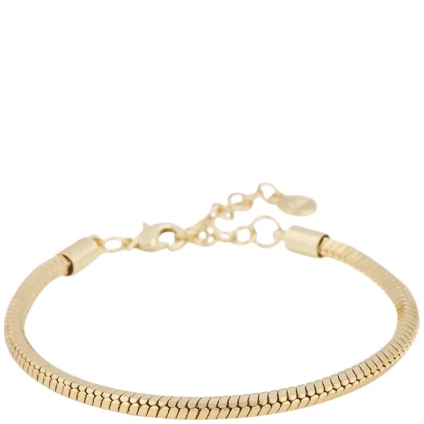 Tina Small Bracelet Plain Gold