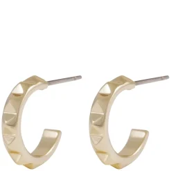 Tina Small Oval Earring Plain Gold
