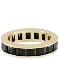 Tina Stone Ring Gold/Black S