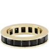 Tina Stone Ring Gold/Black L