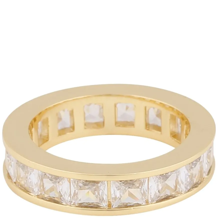 Tina Stone Ring Gold/Clear L