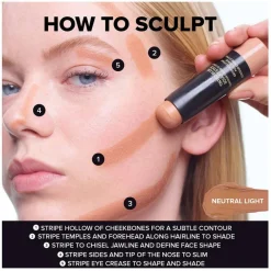 Tinted Blur Sculpt Stick Nude Neutral Light 6,2g