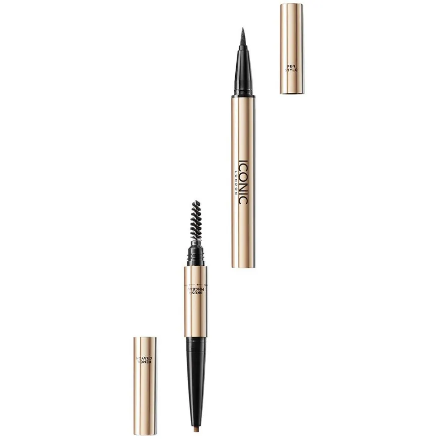 Triple Precision Brow Definer Chocolate Brown 0,1g + 0,33ml