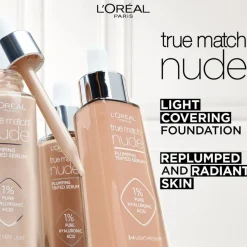 True Match Nude Plumping Tinted Serum 4-5 Medium 30ml