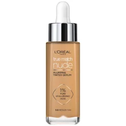 True Match Nude Plumping Tinted Serum 5-6 Medium-Tan 30ml
