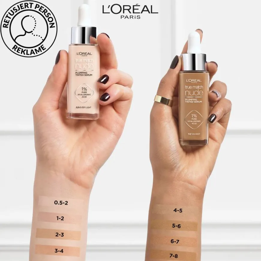 True Match Nude Plumping Tinted Serum 5-6 Medium-Tan 30ml