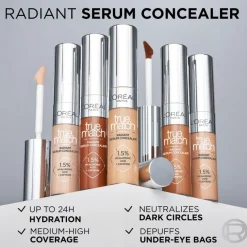 True Match Radiant Serum Concealer 1.5N 11ml