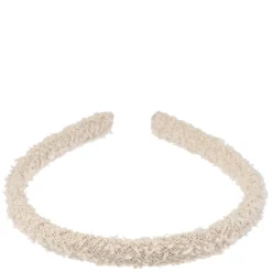 Tweed Hair Band Thin Sand