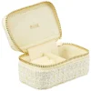 Tweed Jewellery Box Micro Pale Yellow