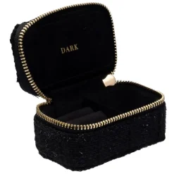 Tweed Jewellery Box Micro Black